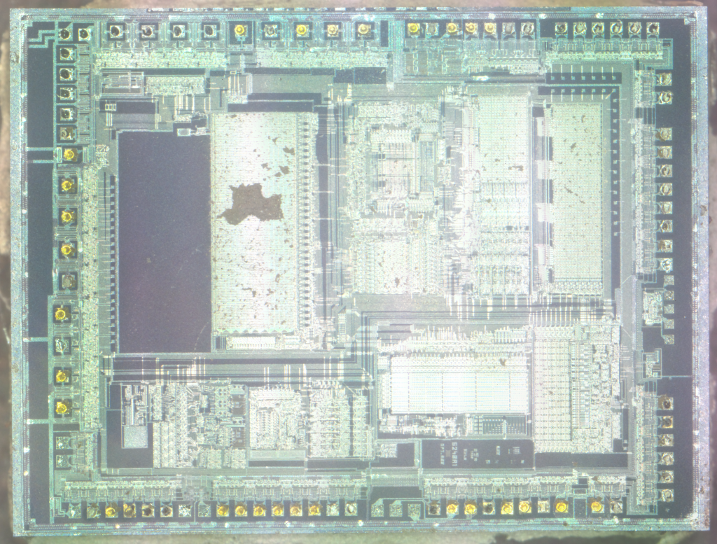 IC Decap – ST6243Q6 Microcontroller With LCD Drive – Experimental ...